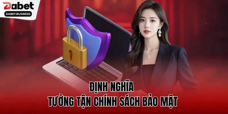 Định nghĩa tường tận chính sách bảo mật 