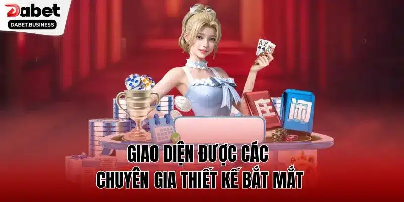 Giao diện được các chuyên gia thiết kế bắt mắt